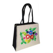 Ladies Bag in BD | Jute Hand Embroidered Party Handbag