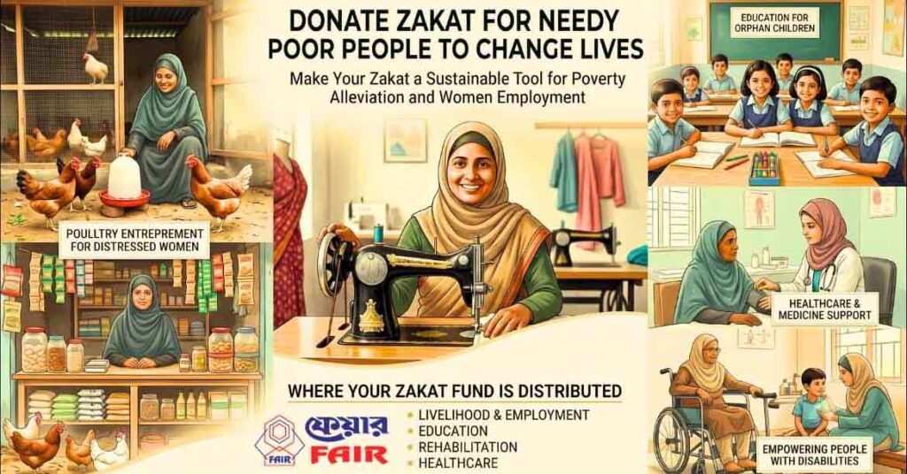Donate Zakat for Needy Poor People