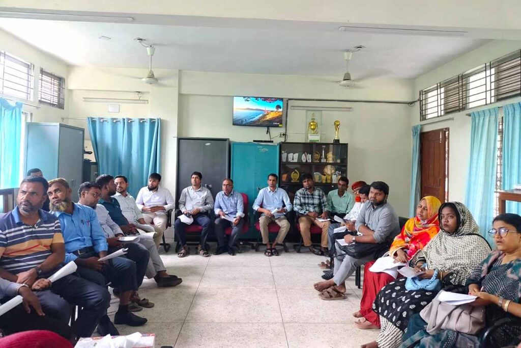 science club sustainability meeting Kushtia